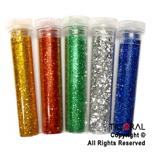 MIX GLITTER MULTICOLOR 132-05 5 UNIDADES X 5 CC x 1